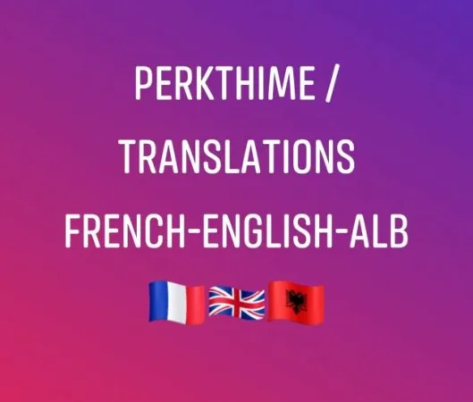 Tirane, - Perkthime zyrtare Frengjisht-Shqip