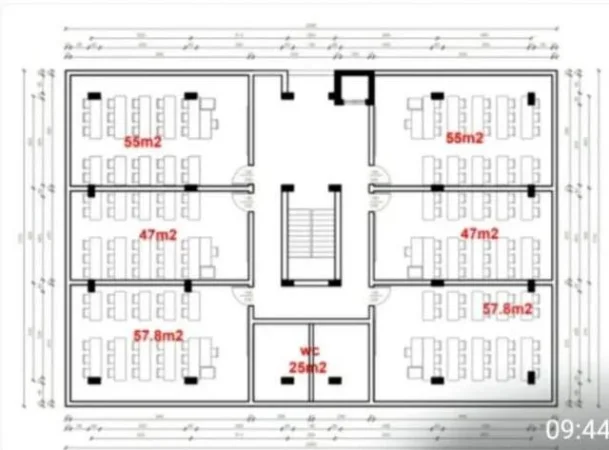 Tirane, jap me qera ambjent biznesi Kati 5, 4.300 m² 6000 Euro (Kinostudio)
