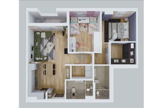 Tirane, shitet apartament 2+1+BLK Kati 6, 96 m² 116.700 Euro (Siri Kodra)