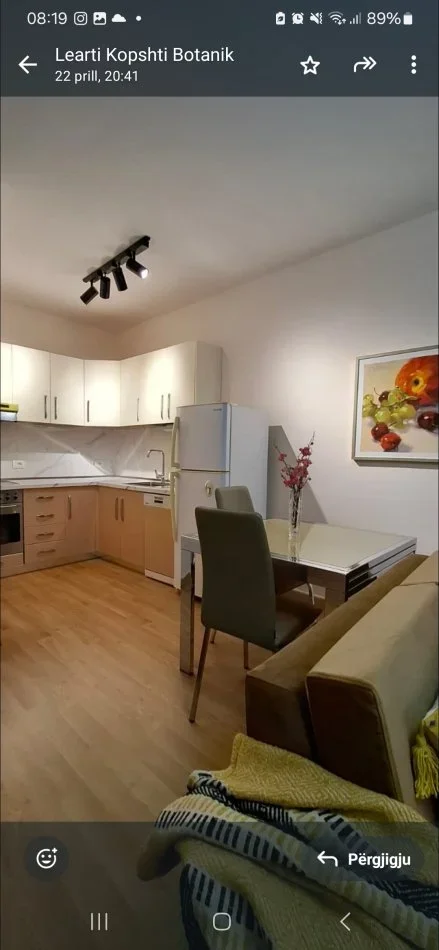 Tirane, jepet me qera 1+1+Ballkon Kati 3, 60 m² 60 € (Kopshti botanik)