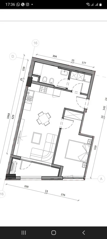 Tirane, shitet apartament 1+1+Ballkon Kati 5, 70 m² 94.000 € (Rr.Pasho Hysa (Kaimi))