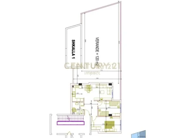 Tirane, shes apartament 2+1 , 88 m² 140.000 € (Astir)