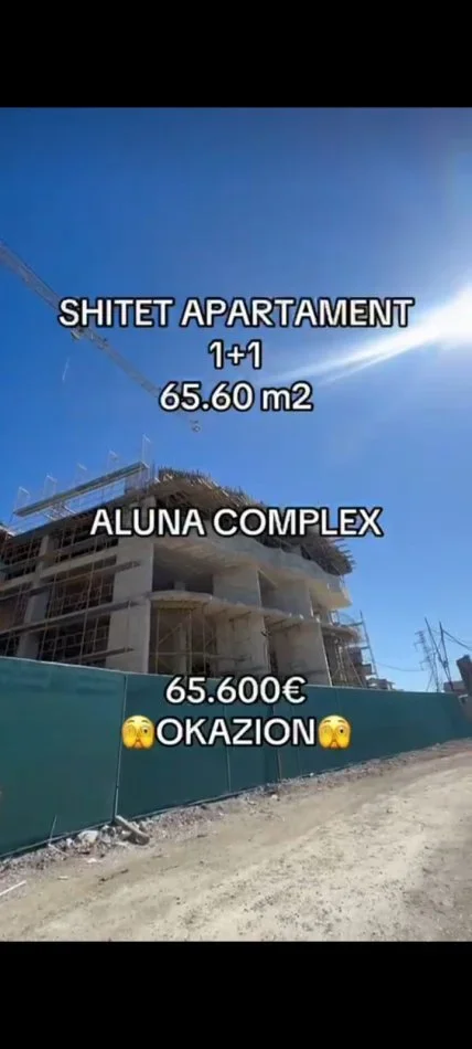 Tirane, shes apartament Kati 4, 66 m² 65.500 € (paskuqan)