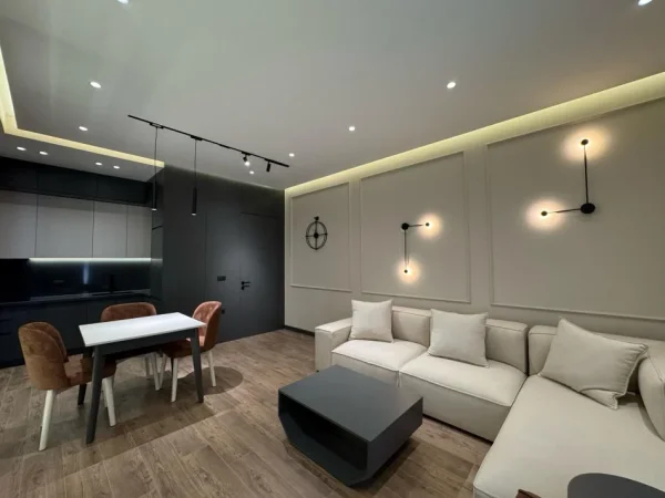 Tirane, jap me qera apartament 1+1+Ballkon Kati 5, 75 m² 900 € (Kompleksi Delijorgji)