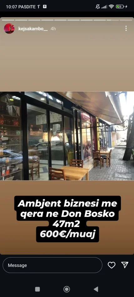 Tirane, jepet me qera lokal , 50 m² 602 € (Don Bosko)