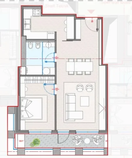 Tirane, shitet apartament 2+1+Ballkon Kati 8, 111 m² 245.000 € (zogu i zi)