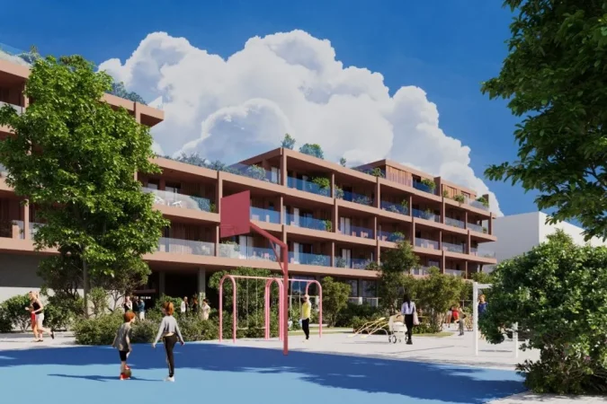 Durres, shitet apartament 1+1+Aneks+Ballkon Kati 2, 65 m² 78.000 € (Golem)