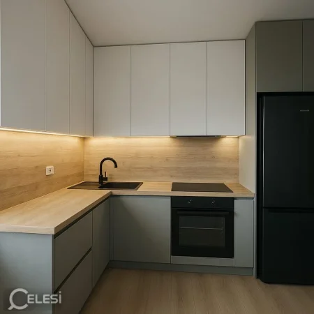 Tirane, jepet me qera apartament 1+1+Ballkon Kati 8, 53 m² 600 € (DON BOSKO)