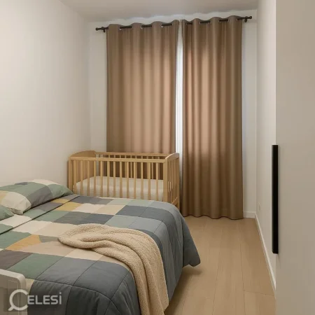 Tirane, jepet me qera apartament 1+1+Ballkon Kati 8, 53 m² 600 € (DON BOSKO)