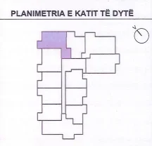 Tirane, shitet apartament 2+1+Ballkon Kati 2, 113 m² (Gaqo Avrazi, Kompleksi VIVA)