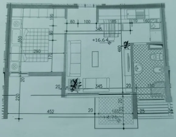 Tirane, jepet me qera apartament 1+1+Ballkon Kati 5, 50 m² 400 € (fusha e aviacionit)