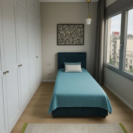 Tirane, jepet me qera apartament 2+1+Aneks+Ballkon Kati 4, 90 m² 1.200 € (ambasada amerikane)