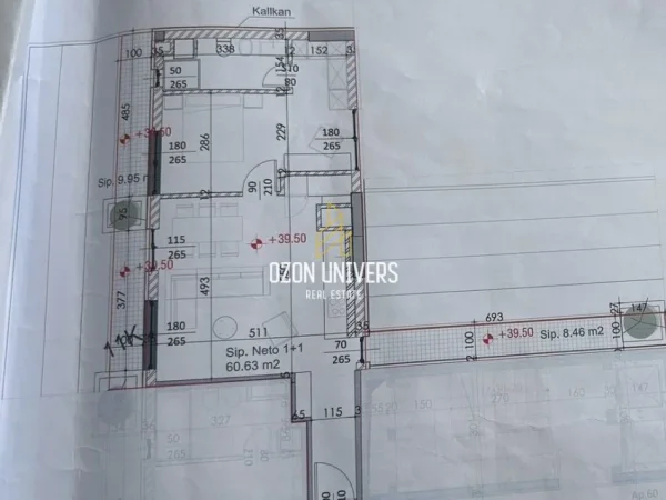Tirane, shitet apartament 1+1 Kati 11, 71 m² 115.078 € (Rruga Beniamin Kruta ,Fusha e Aviacionit)
