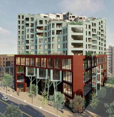 Tirane, shitet apartament 2+1+Ballkon Kati 13, 116 m² 198.000 € (Drita Hoxha Colonnade Residence Prone Kleringu)