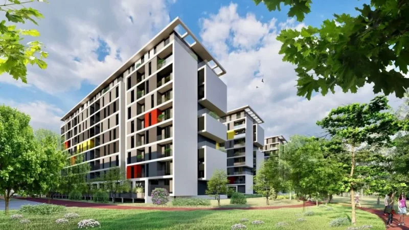 shitet 1+1 Kati 7, 52 m² 58.000 € (univers city qtu)