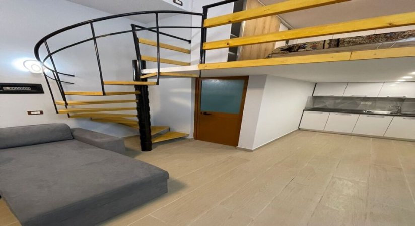 Tirane, jepet me qera apartament duplex 1+1 Kati 1, 55 m² 270 € (Fresk)