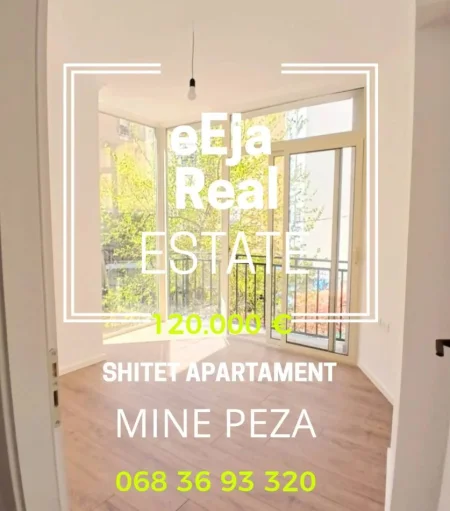 Tirane, shitet apartament 1+1+Ballkon Kati 2, 43 m² 120.000 € (Mine peza)