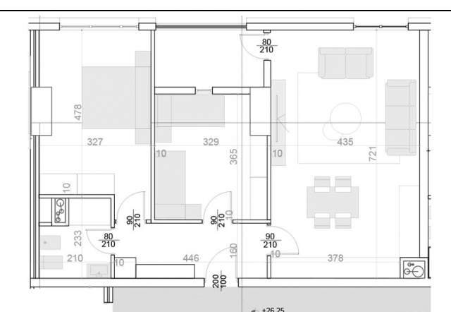 Tirane, shitet apartament 2+1+BLK Kati 7, 102 m² 183.780 Euro (21 Dhjetori)