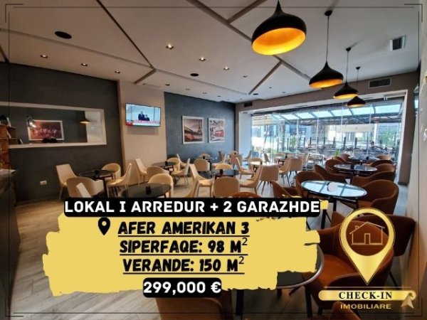 Tirane, shitet lokal Kati 0, 98 m² 299.000 Euro (Spitali Amerikan 3)