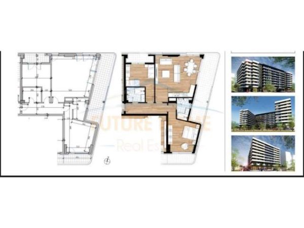 Tirane, shitet apartament 2+1 Kati 7, 149 m² 210000 Euro (Don Bosko)