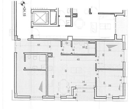 Tirane, shitet apartament 2+1+BLK Kati 7, 137 m² 137.140 Euro (Porcelan)