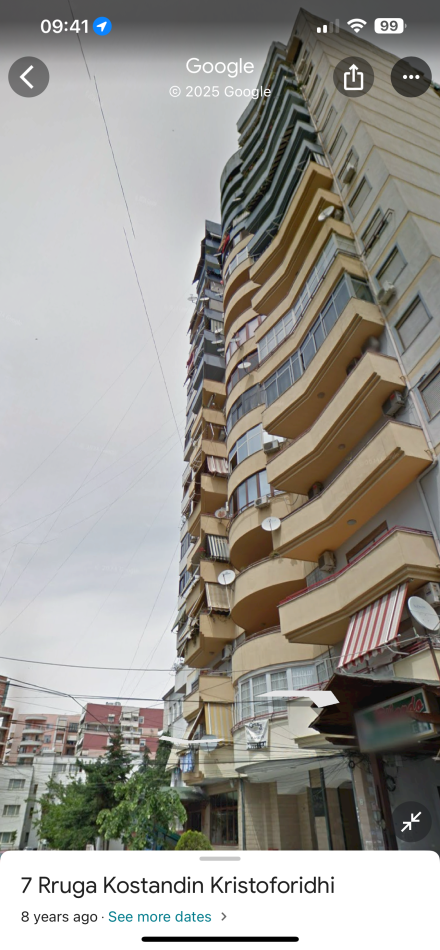 Tirane, jepet me qera apartament 1+1+Ballkon Kati 15, 60 m² 600 € (kostandin kristoforidhi)