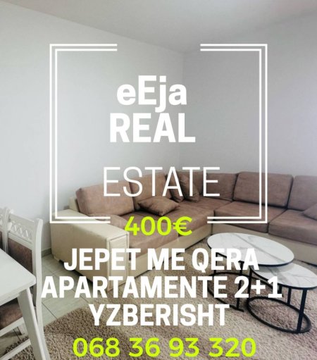 Tirane, jepet me qera 2+1+Ballkon Kati 5, 75 m² 400 € (Yzberisht)