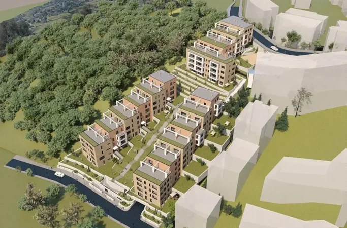 Shiten dy poste parkimi ne fund te kopshtit zoologjik prane kopshtit botanik