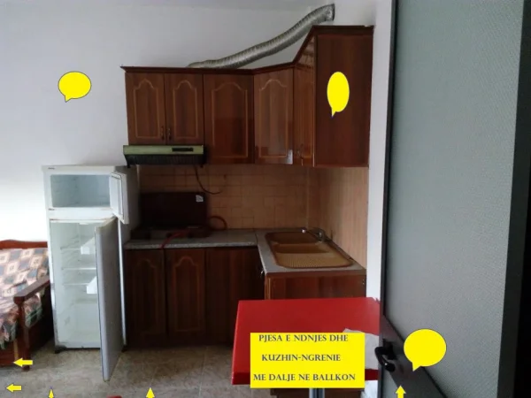 Golem-Plazh, Shitet Apartament, 2+1,me 2-banjo, ballkon, siperfaqe 74m² neto, kat.2, pallat 5-kate, Cmimi 140'000€, largësia nga deti 350m / 5-min nga kompleksi V.Murrizi. Golem Kavaje