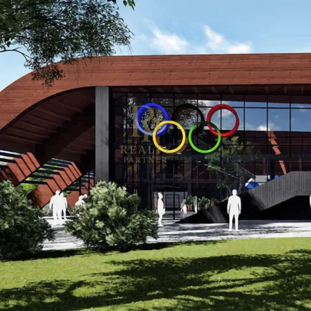 Tirane, jepet me qera zyre Kati 7, 75 m² 650 € (Parku Olimpik)