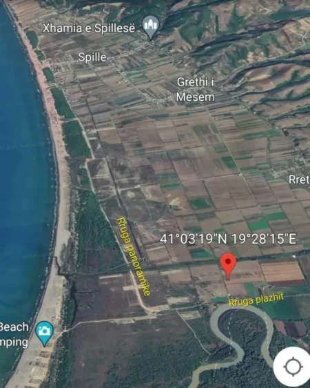 Kavaje, shitet toke ne bregdet , 24.000 m² 600.000 € (Vile-Bashtove,Kavaje)