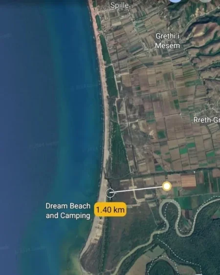 Kavaje, shitet toke ne bregdet , 24.000 m² 600.000 € (Vile-Bashtove,Kavaje)