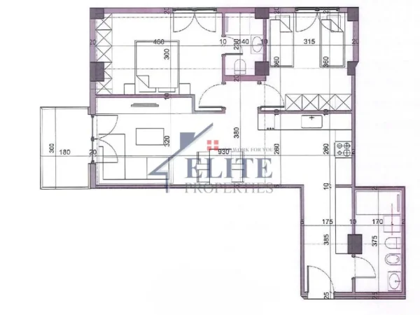 Tirane, shitet apartament 2+1+Ballkon Kati 2, 101 m² 156.860 € (Rruga Javer Malo)