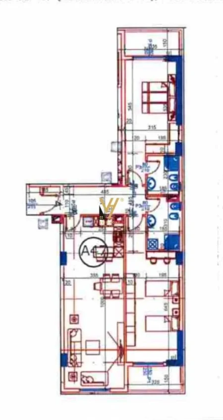 Tirane, shitet apartament 2+1+Ballkon Kati 6, 136 m² 150.300 € (PASKUQAN)