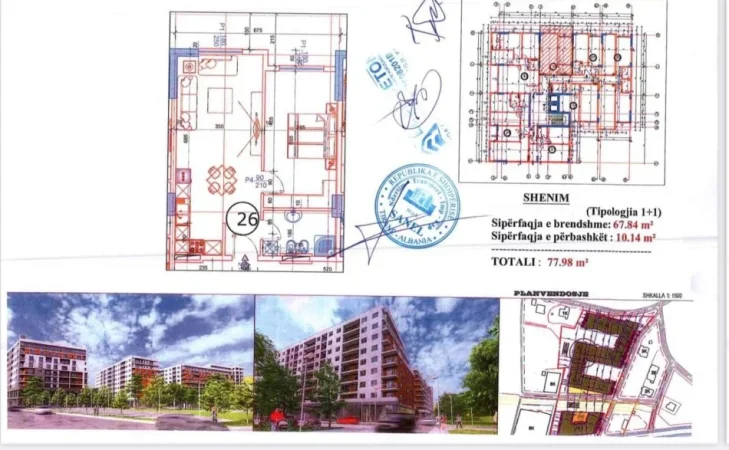 Shitet : 1+1 📍Paskuqan - Res Space City (150m nga Unaza E Madhe) || €78,900€ - Sp.78m²