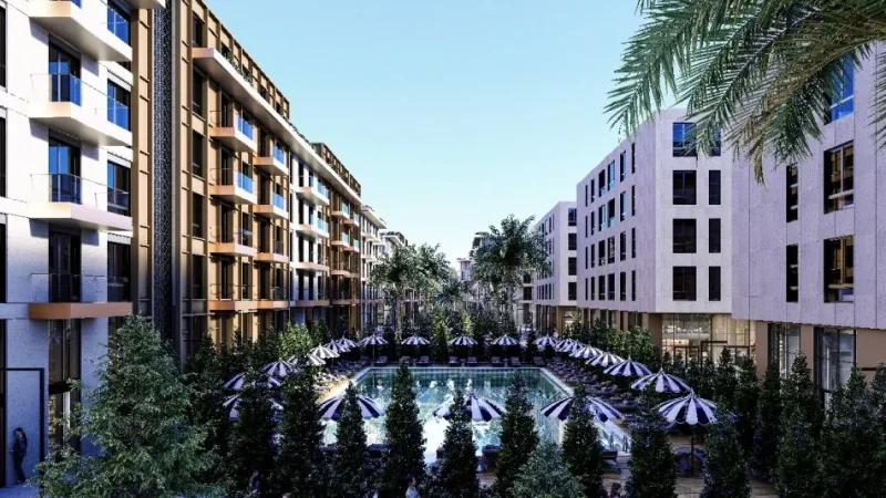 Rezidenca Palm Paradise , shes apartament duplex Dublex Kati 0, 46 m² 54.000 € (Rruga e fshatrave qerret)