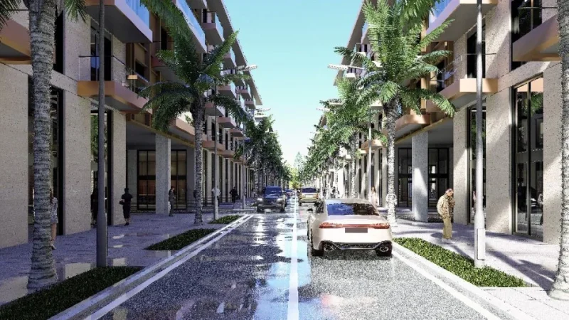 Rezidenca Palm Paradise , shes apartament duplex Dublex Kati 0, 46 m² 54.000 € (Rruga e fshatrave qerret)