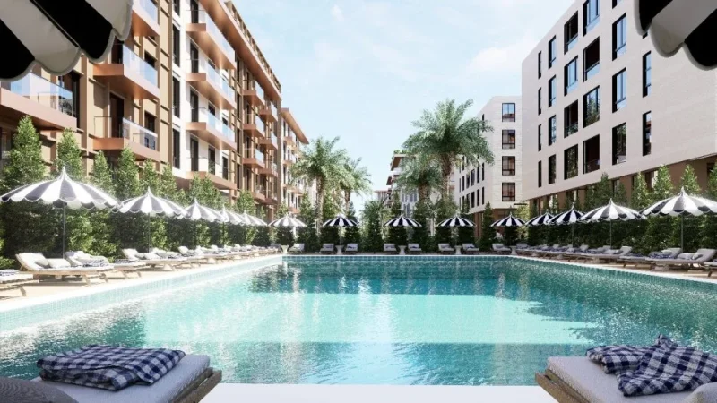Rezidenca Palm Paradise , shes apartament duplex Dublex Kati 0, 46 m² 54.000 € (Rruga e fshatrave qerret)