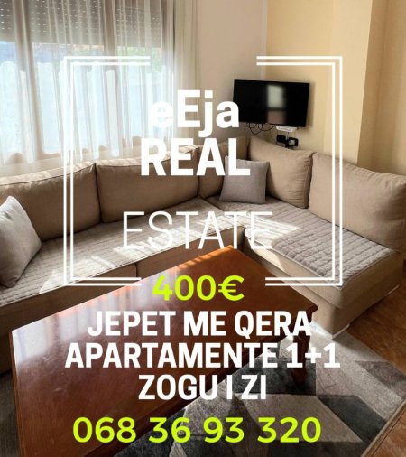 Tirane, jepet me qera apartament 1+1+Ballkon Kati 2, 70 m² 400 € (Zogu I zi)