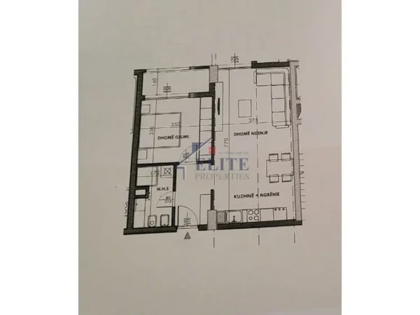 Tirane, shitet apartament 1+1+Ballkon Kati 3, 74 m² 110.700 € (Ish Fusha e Aviacionit)