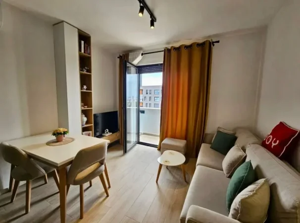 Tirane, jepet me qera apartament 1+1 Kati 8, 65 m² 600 € (Don bosko)
