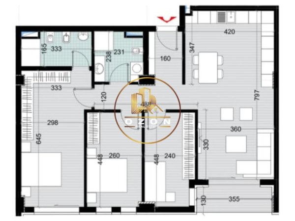 Tirane, shitet apartament 3+1+Ballkon Kati 2, 133 m² 133.200 € (DiellOn Residence, Paskuqan)
