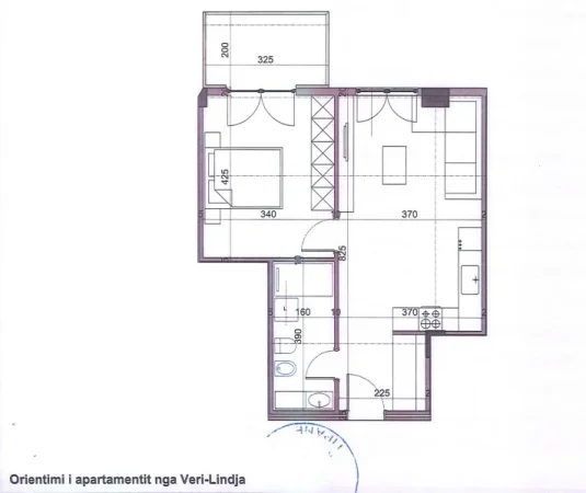 Tirane, shitet apartament 1+1+Ballkon Kati 2, 72 m² 112.000 € (javer malo)
