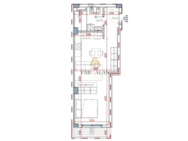 Tirane, shitet garsonier , 60 m² 69.000 € (Paskuqan)
