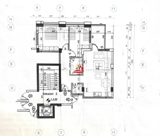 Tirane, shitet apartament 2+1+Ballkon Kati 4, 103 m² 165.000 € (Ne zonen e Kodres se Diellit, prane Eleonores, ID 41211952)