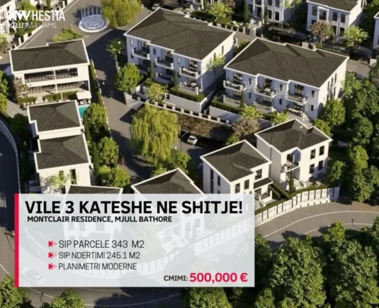 Tirane, shitet Vile 3 Katshe , 343 m² 500.000 € 