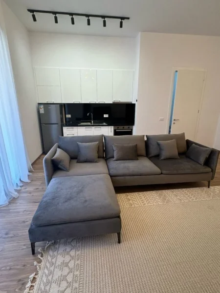Tirane, jepet me qera apartament 1+1+Ballkon Kati 5, 70 m² 700 € (Delijorgji)