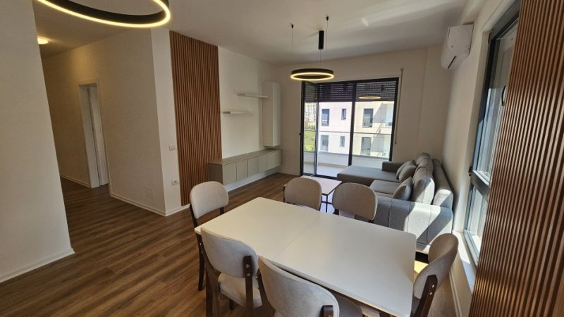 Tirane, jepet me qera apartament 2+1 Kati 4, 110 m² 800 € (Rezidenca Green Harmony, përballë UET)