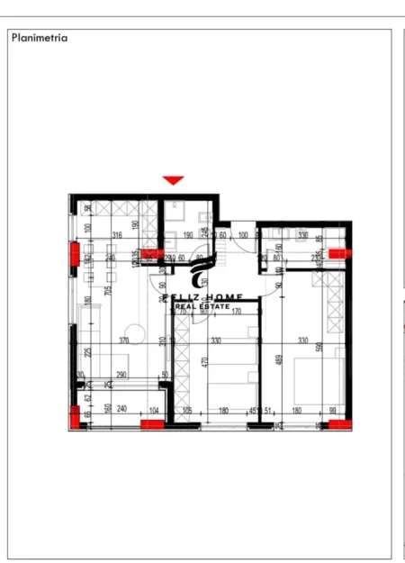 Tirane, shitet apartament 2+1+Ballkon Kati 6, 105 m² 127.100 € (PASKUQAN)