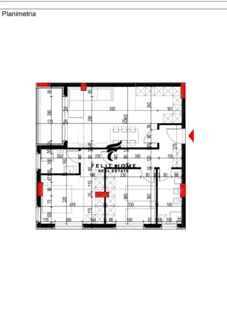 Tirane, shitet apartament 2+1+Ballkon Kati 4, 103 m² 124.400 € (PASKUQAN)